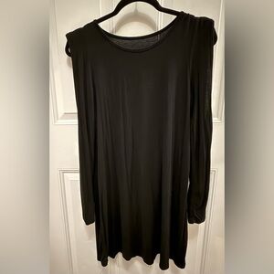 Elegant Black Long Sleeve Dress